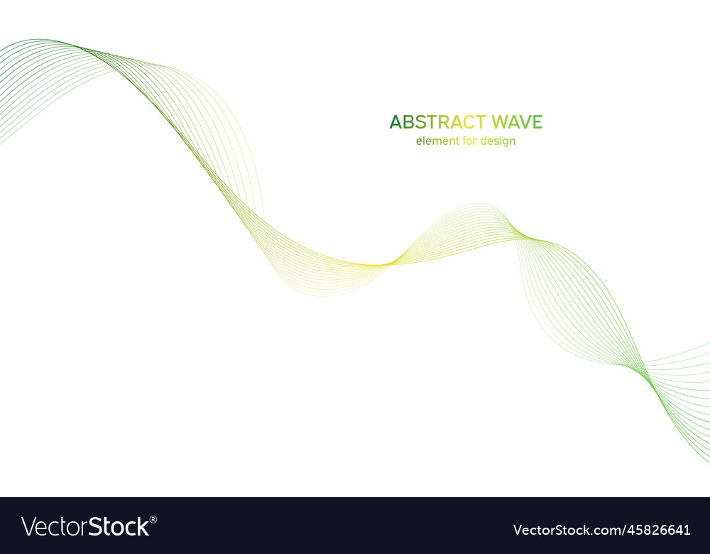 Abstract colorful wave element for design Vector Image Abstract colorful wave element for design