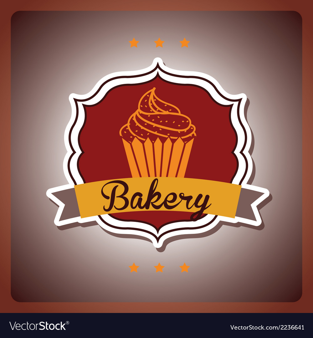 Bakery design over vintage background