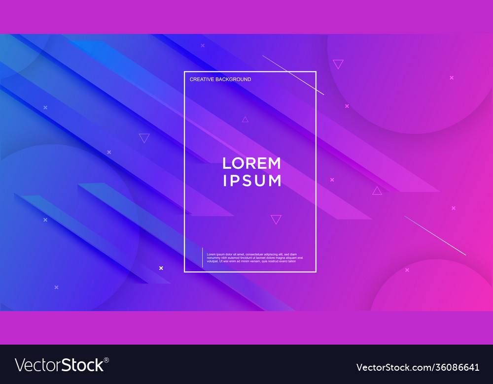 Minimal geometric background dynamic shapes