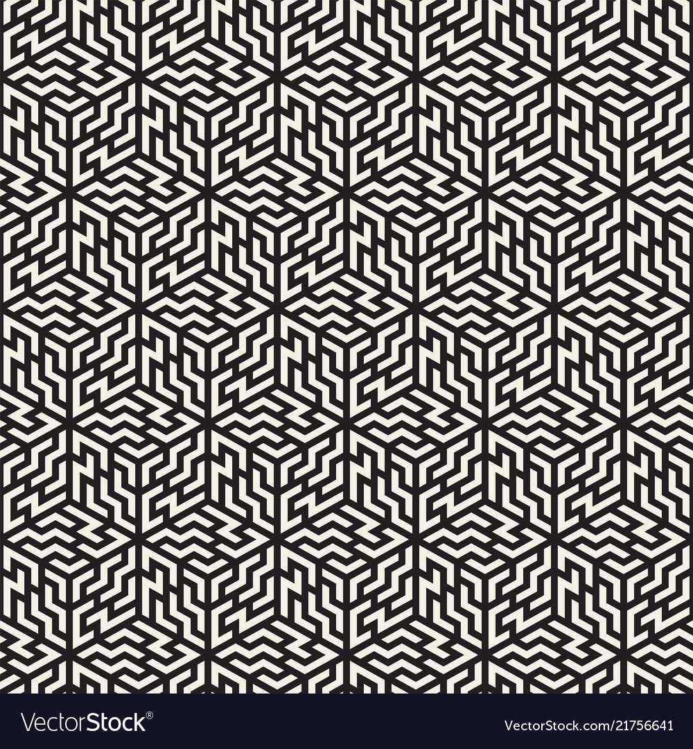 Moderne geometrische Line Mosaic