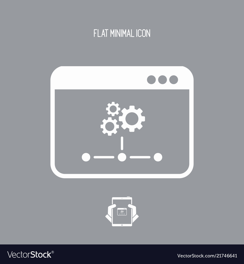 Network settings button icon