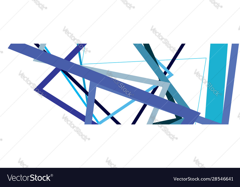 Random wavy zig-zag lines abstract art texture