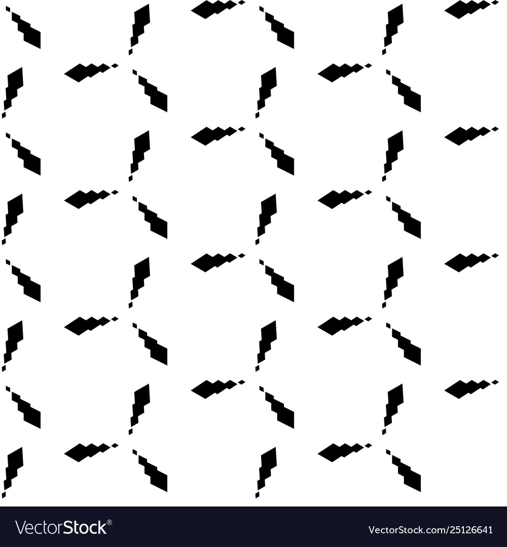 Seamless geometric pattern from shape vector image Seamless geometric pattern from shape