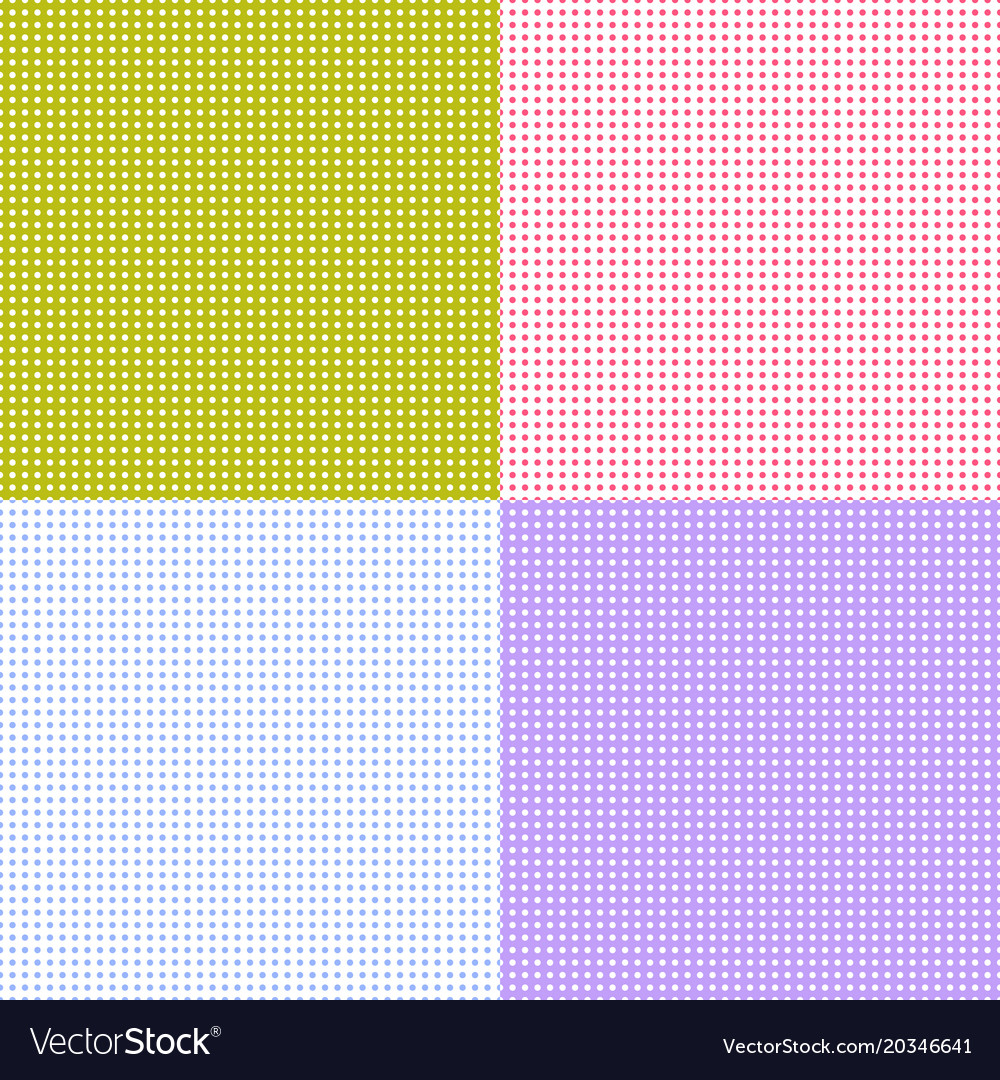 Set of abstract background with colorful dots