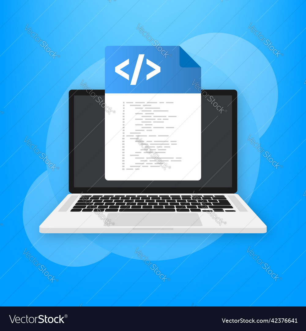 Programmierung der Softwareentwicklung vector image Programmierung der Softwareentwicklung
