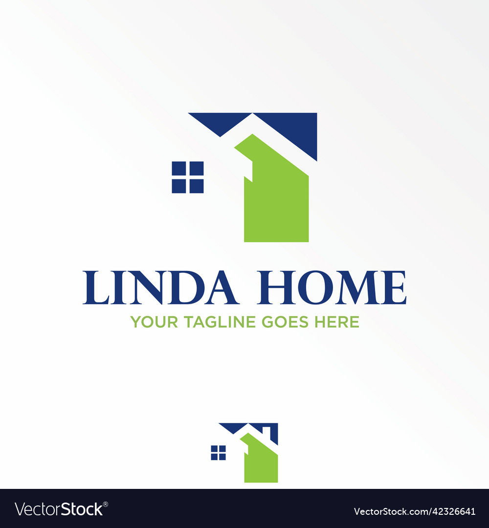 Two or double home in block negative space