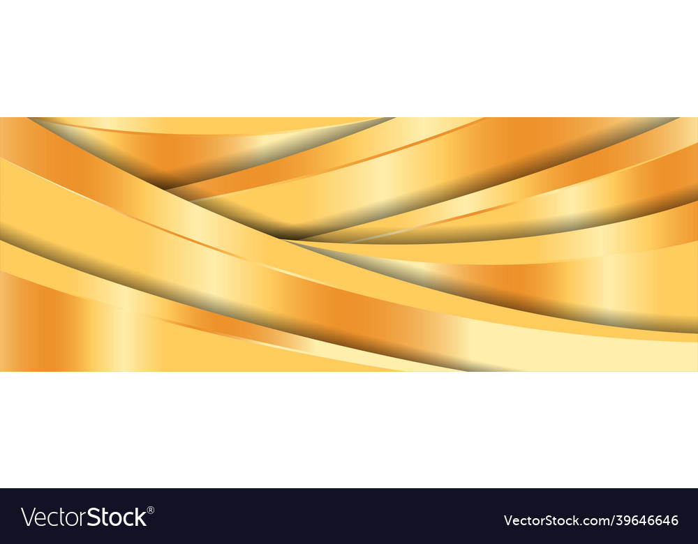 Abstract dynamic gold background with various