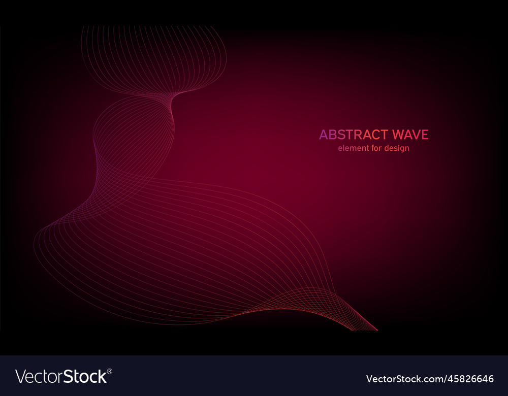 Abstract wave element for design digital Vector Image Abstract wave element for design digital