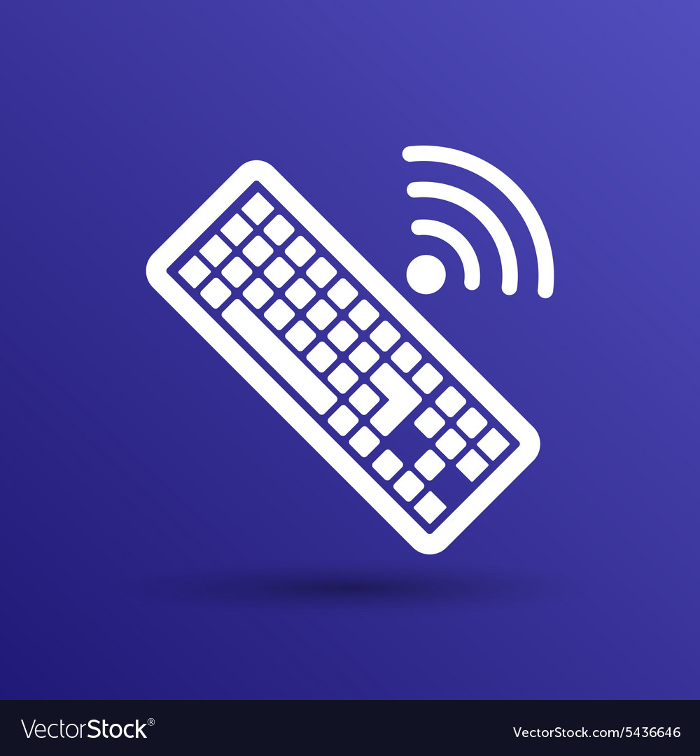 Computer keyboard key sign icon