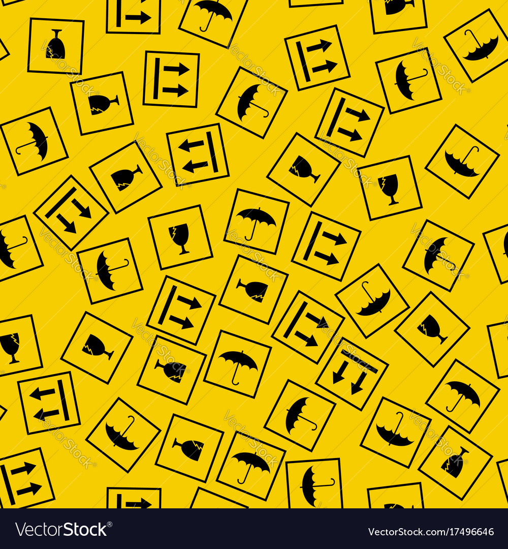 Different symbols seamless pattern