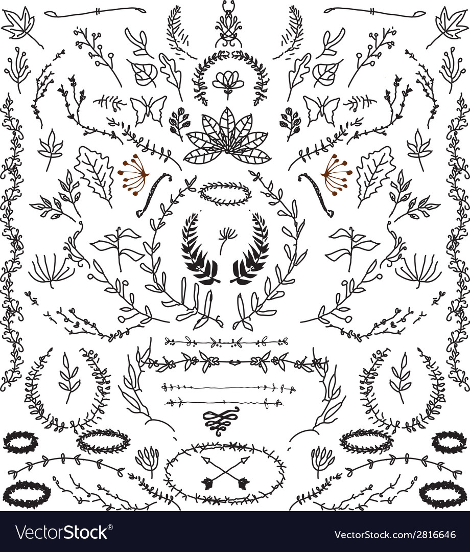 hand drawn vintage design