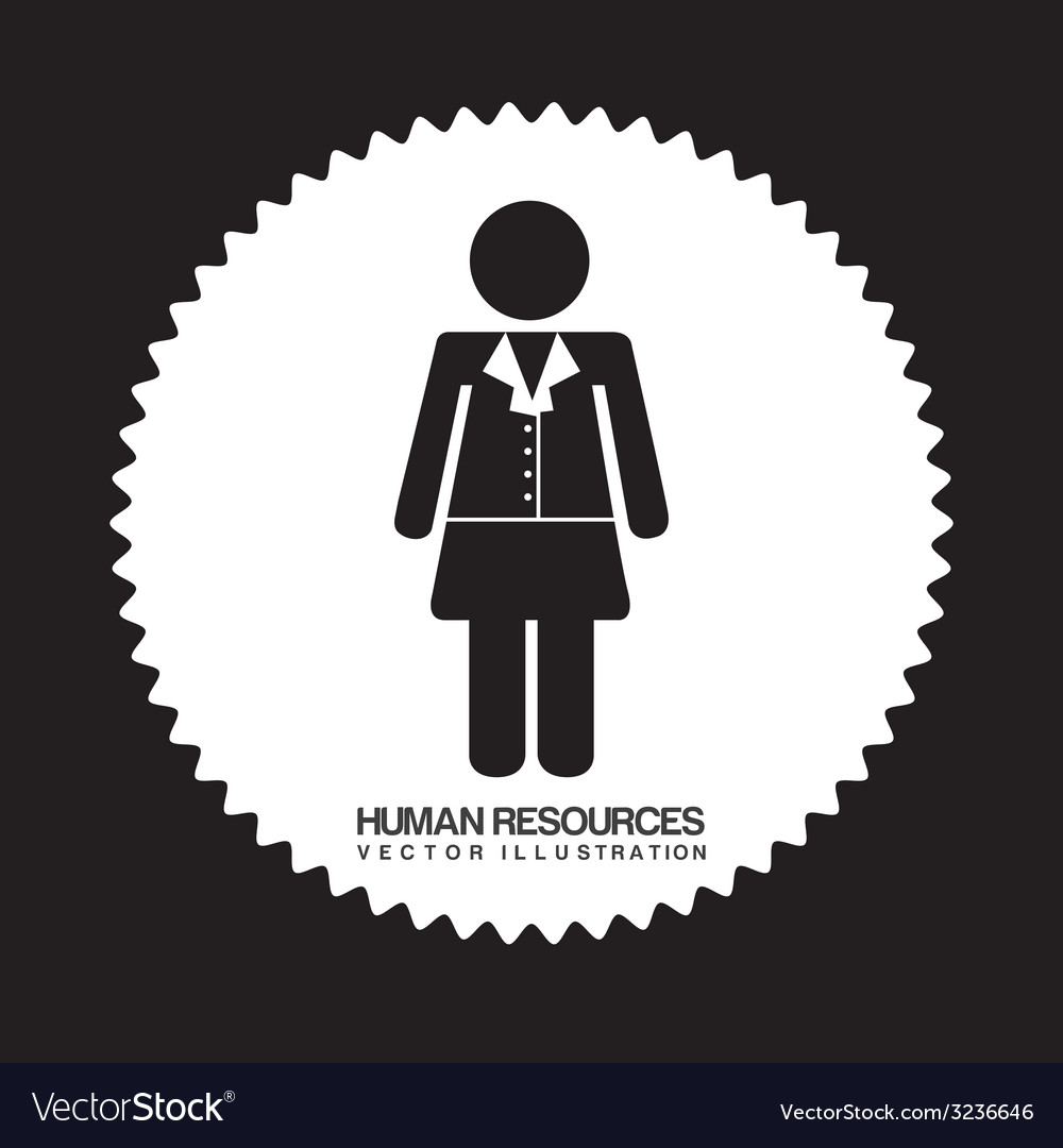 Human Resources Design Royalty Free Vector Image