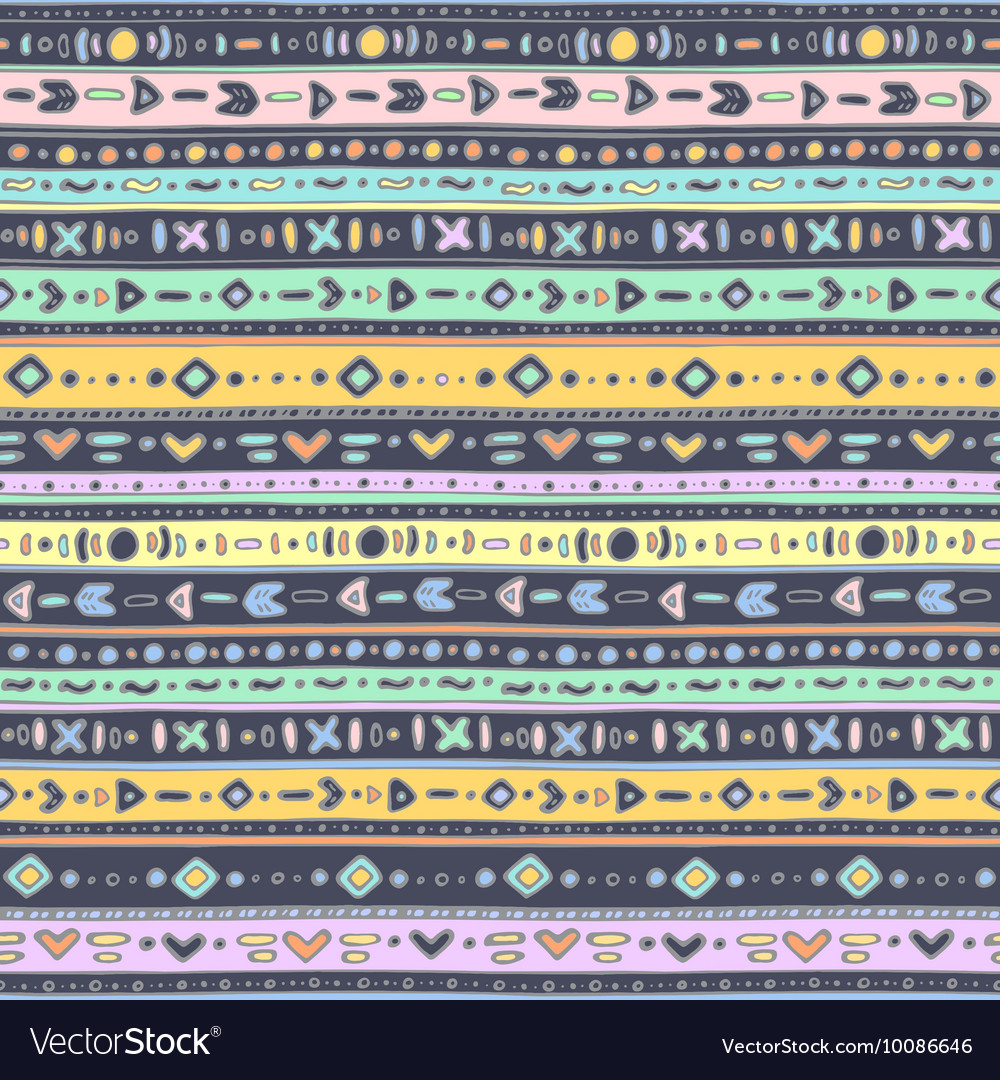 Multicolored ethno pattern