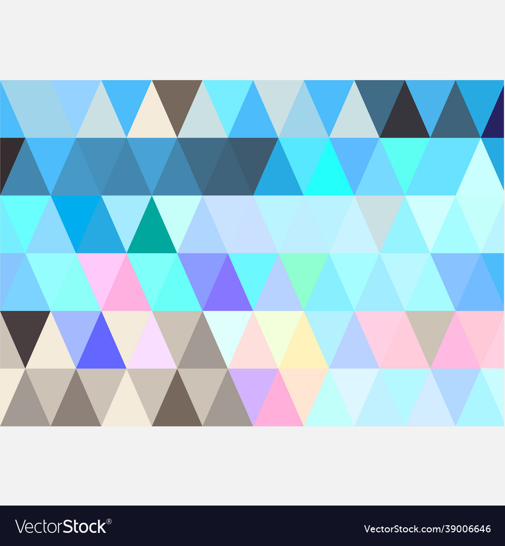 Pattern triangle with full color can vector image Pattern triangle with full color can