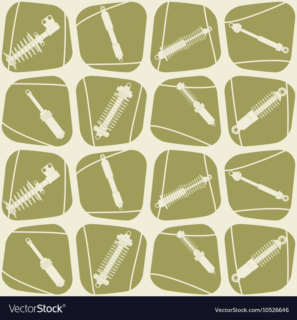 Seamless pattern with shock absorber