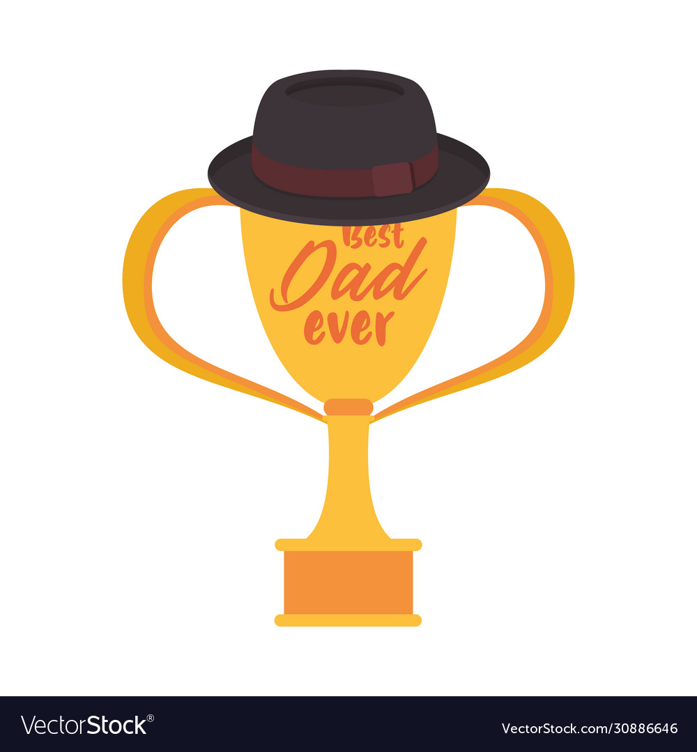 Trophy Tasse Preis bester Vater mit Hut