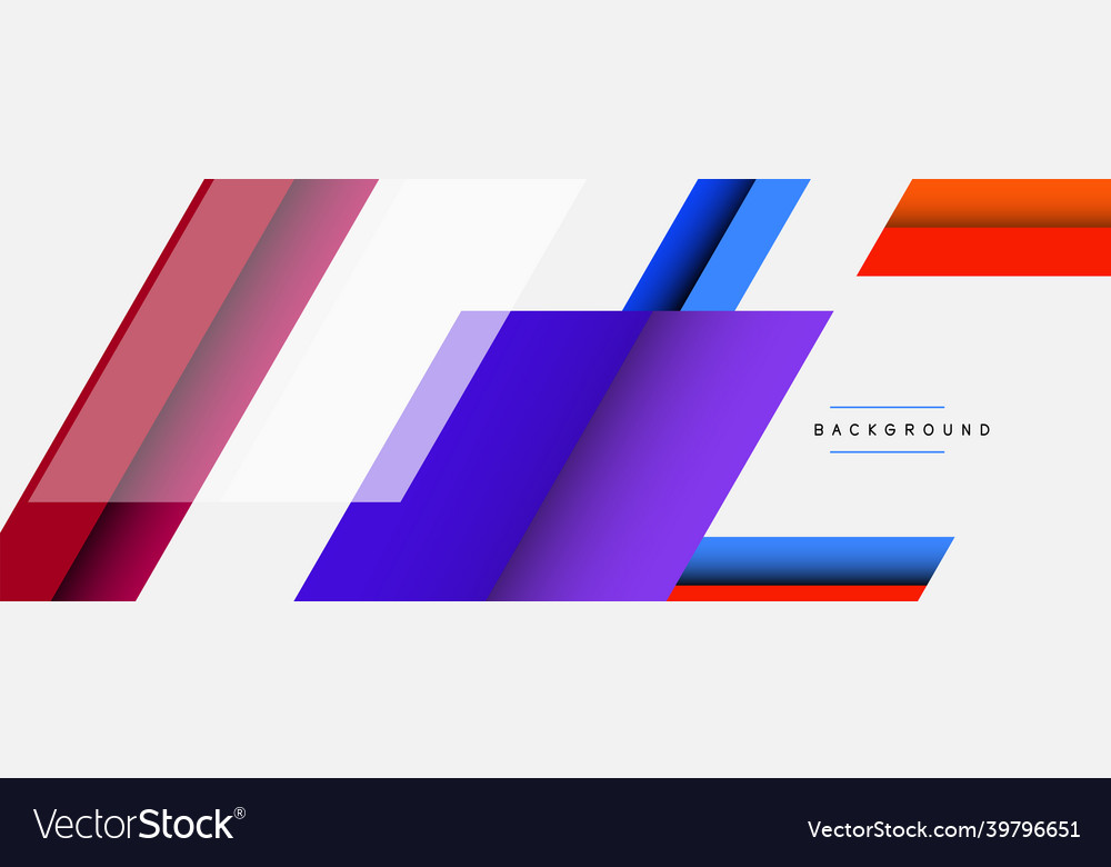 Background abstract overlapping color vector image Background abstract overlapping color