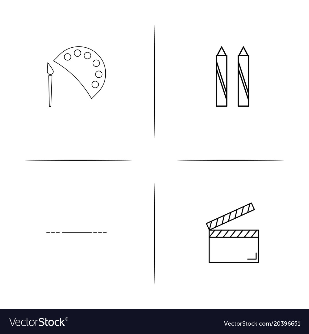 Creative process and design simple linear icon