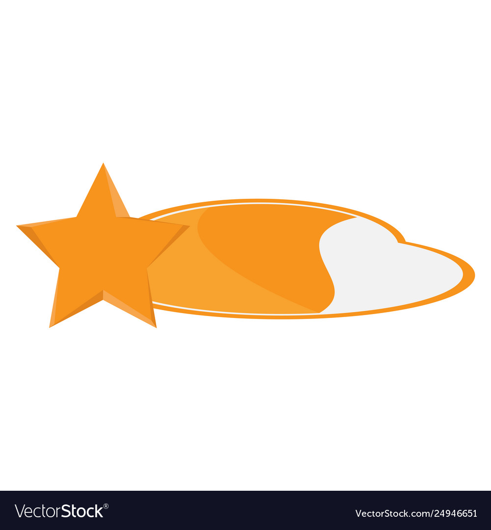 Isolated videogame bar with a star shape icon