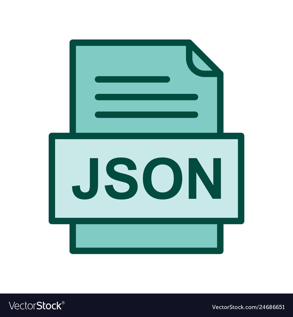 Json file document icon