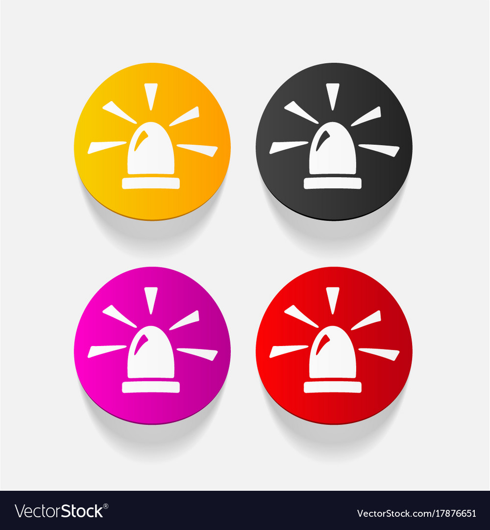Realistic design element flasher