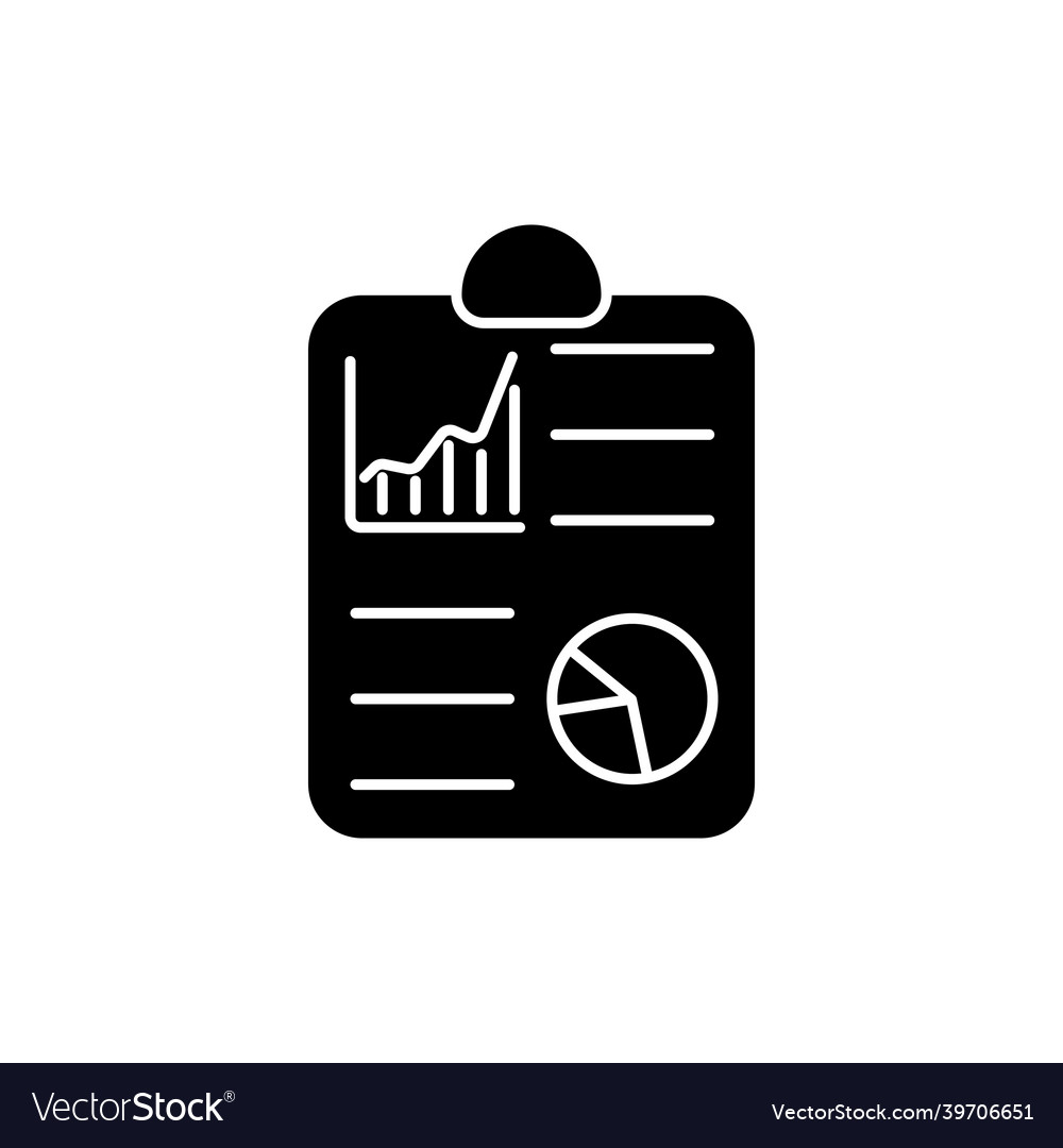 Report document simple icon Vector Image Report document simple icon