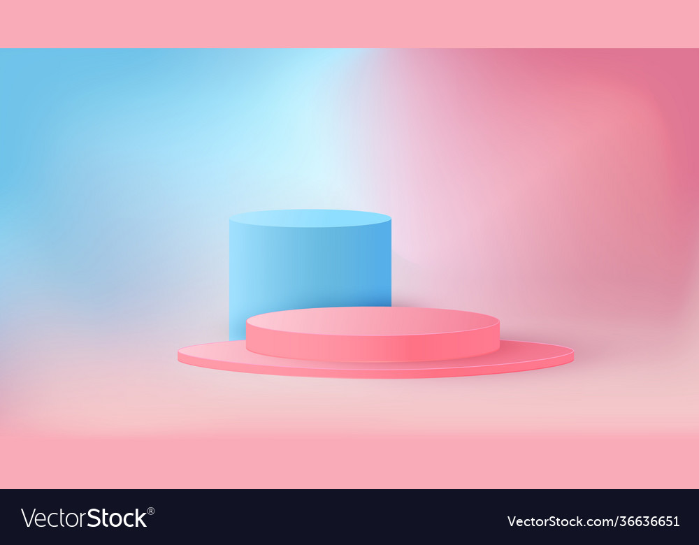 Round podium pedestal or platform background