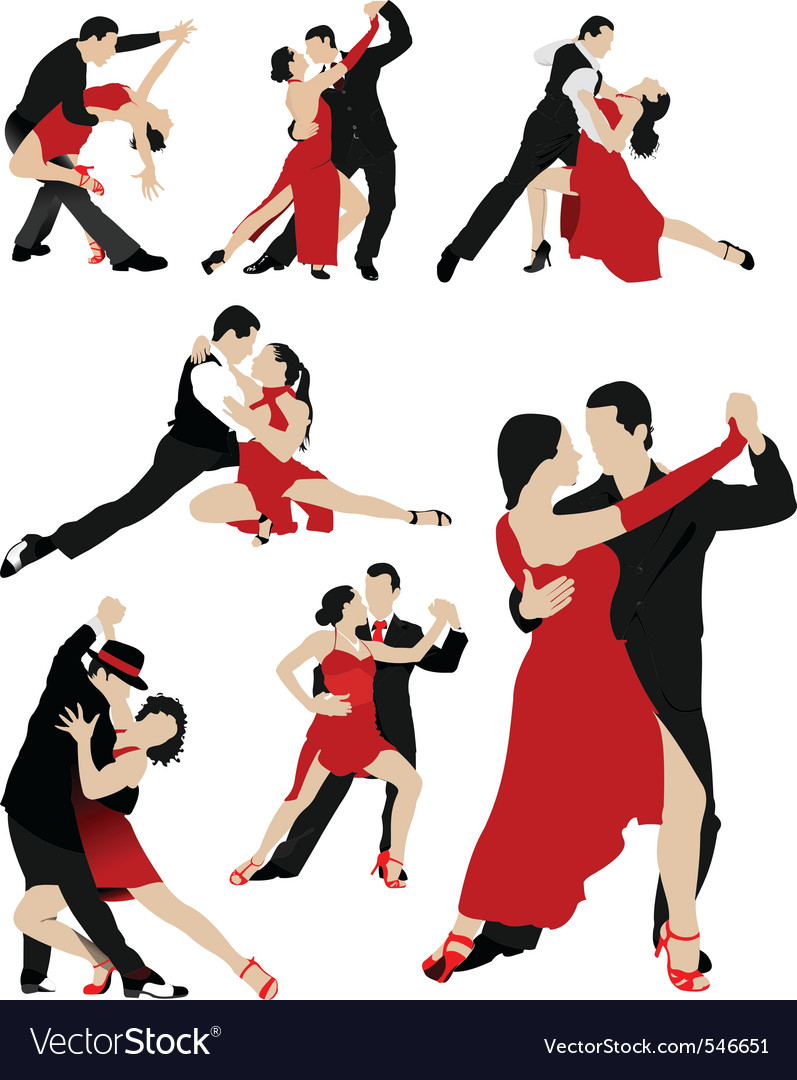 Salsa Dancing Royalty Free Vector Image Vectorstock