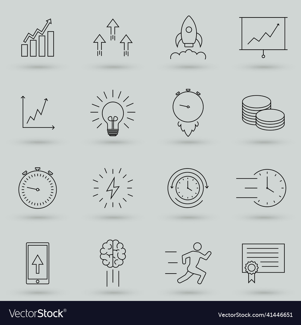 Simple set of line icon contain such lcon