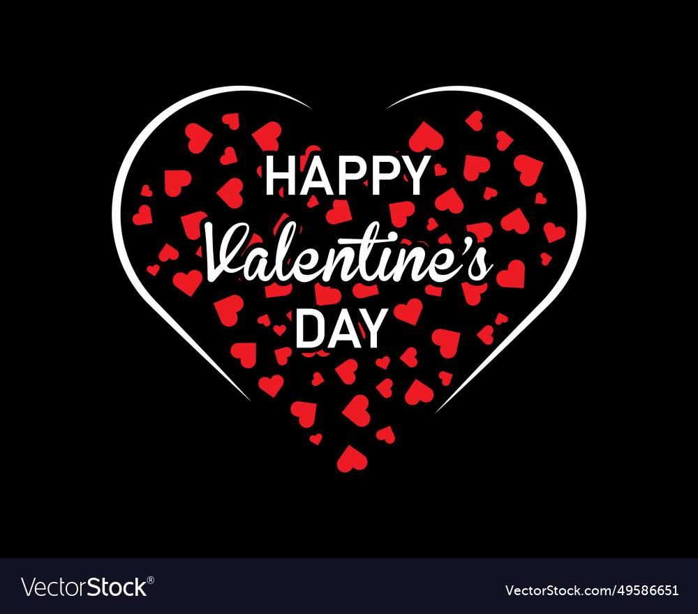 Valentines Day T Shirt Design Royalty Free Vector Image