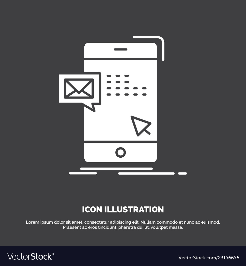 Bulk dialog instant mail message icon glyph