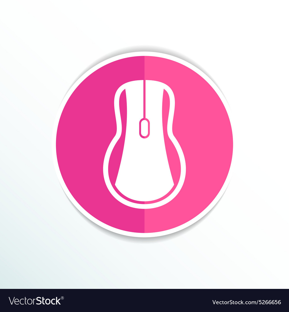Computer mouse icon symbol click button