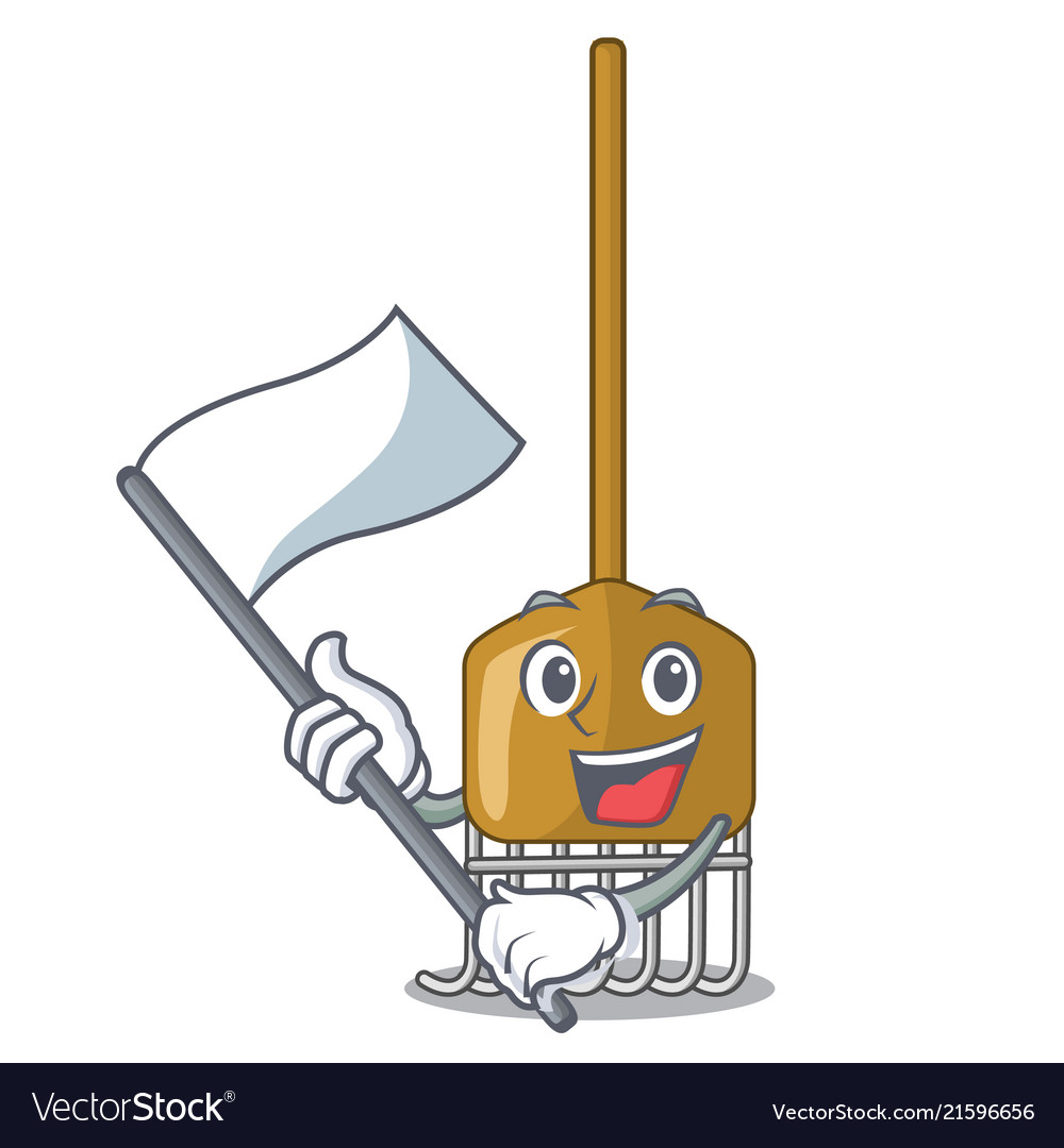 Garden Tools with Flag Character