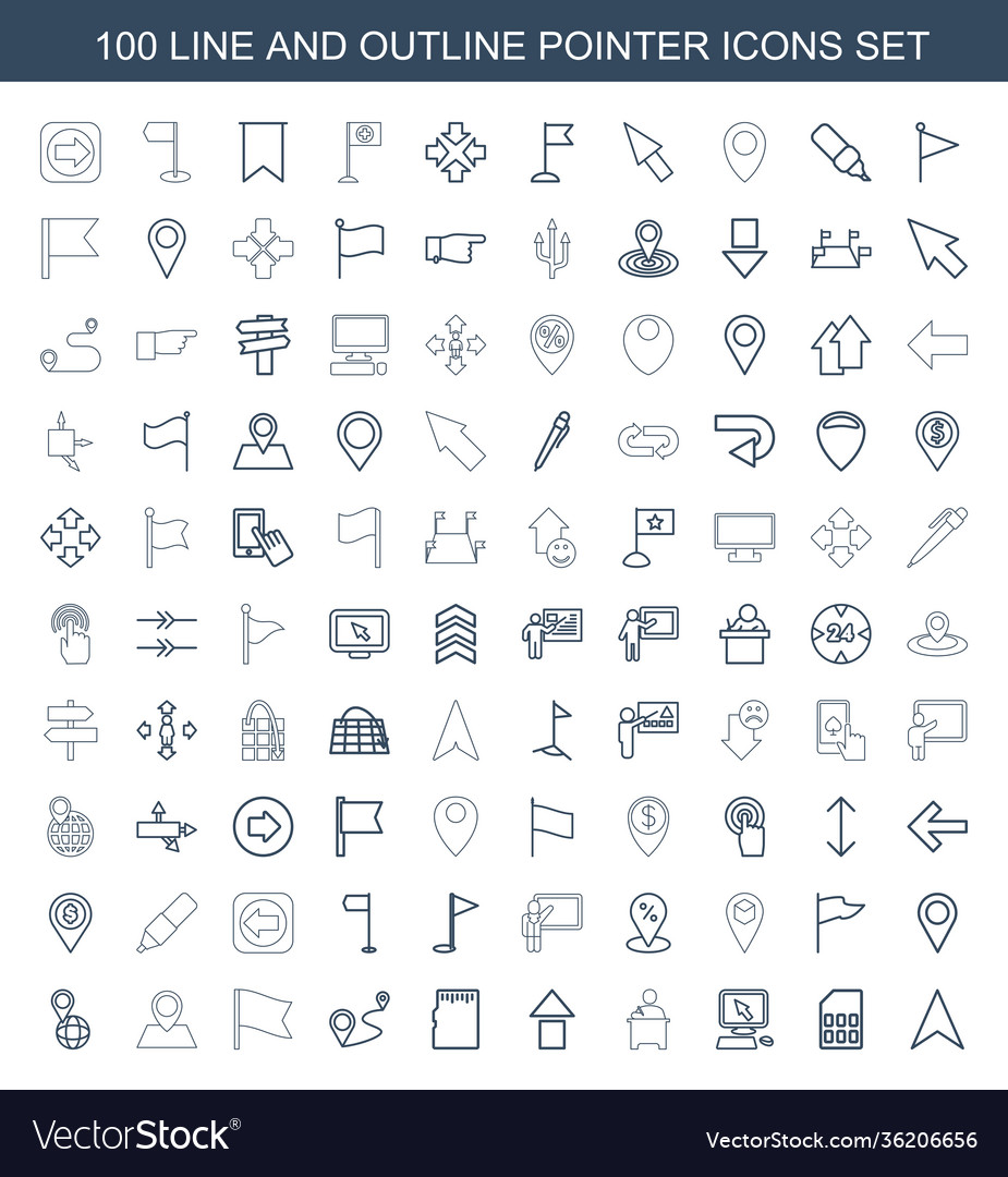 Pointer icons