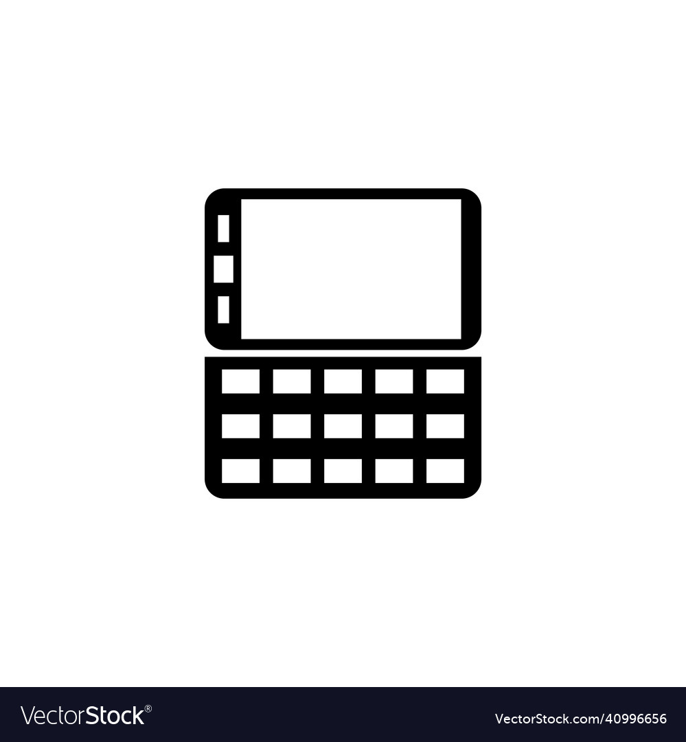 Qwerty mobile phone slider pda communicator flat