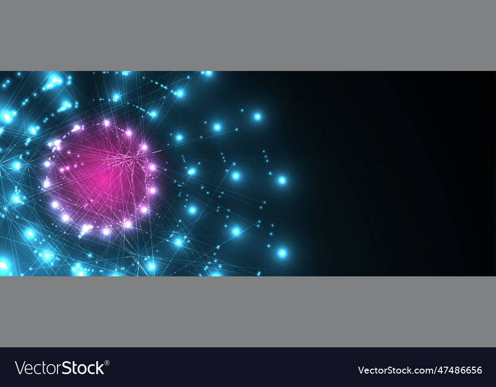 Technology data background idea of global vector image Technology data background idea of global