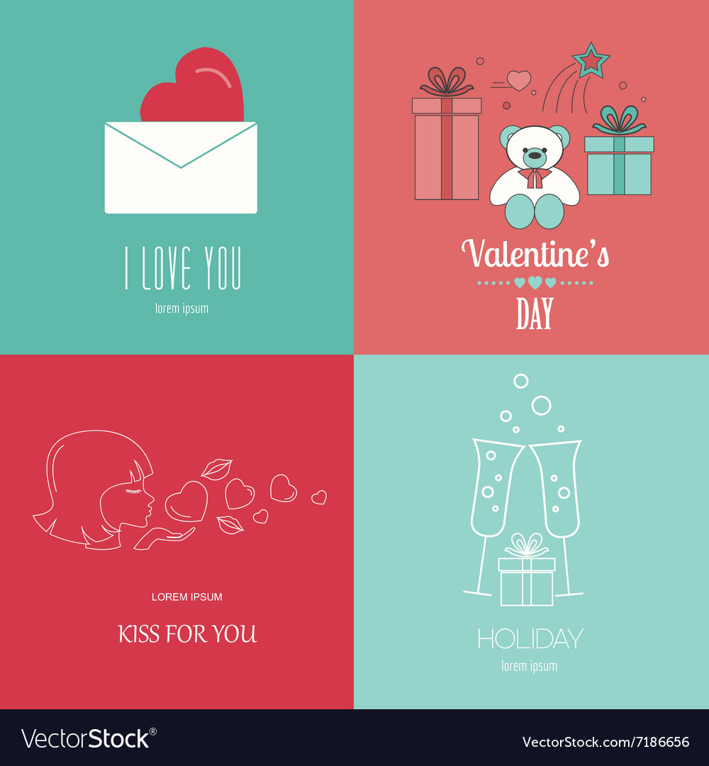 Valentine's Day Logo Template