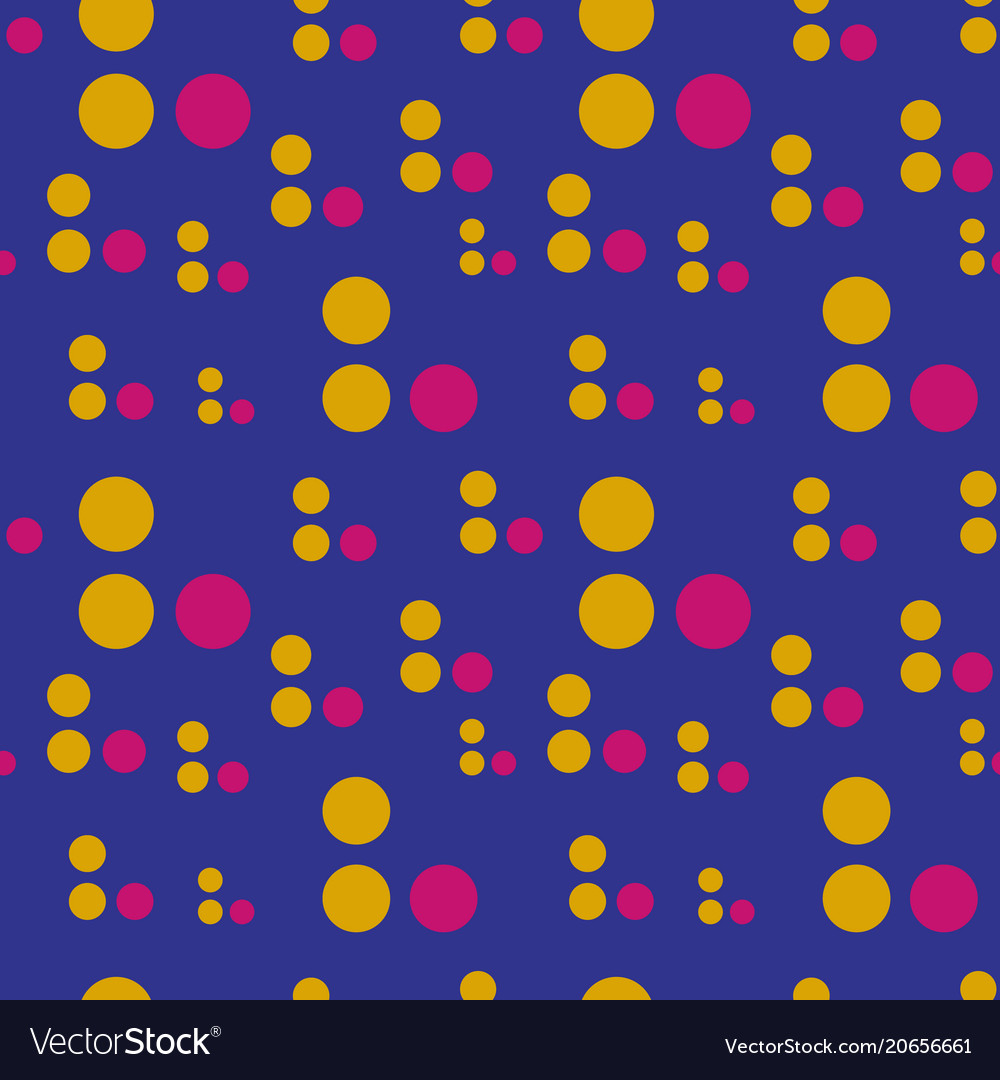 Abstract circle drop seamless pattern