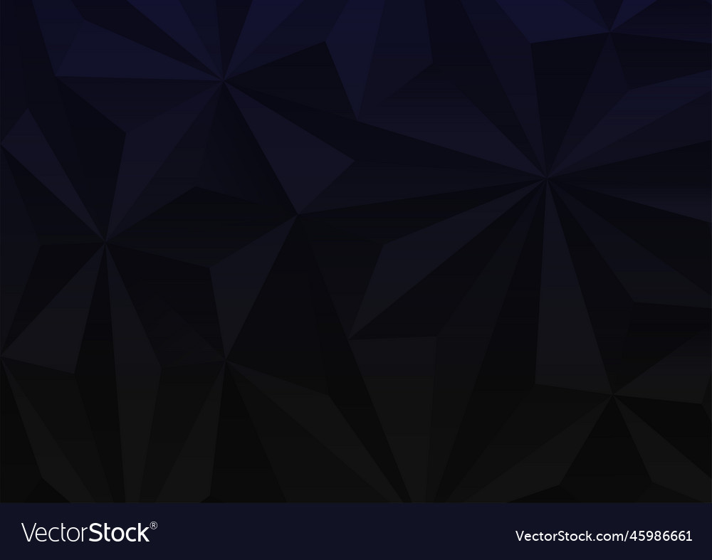 Abstract low poly dark background with triangle vector image Abstract low poly dark background with triangle