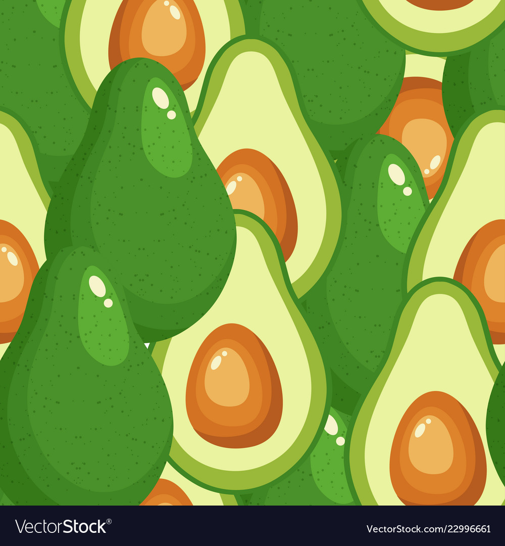 Avocado print seamless pattern for textiles