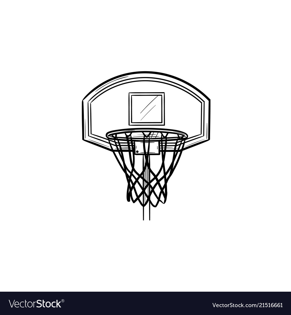 basketball net drawing