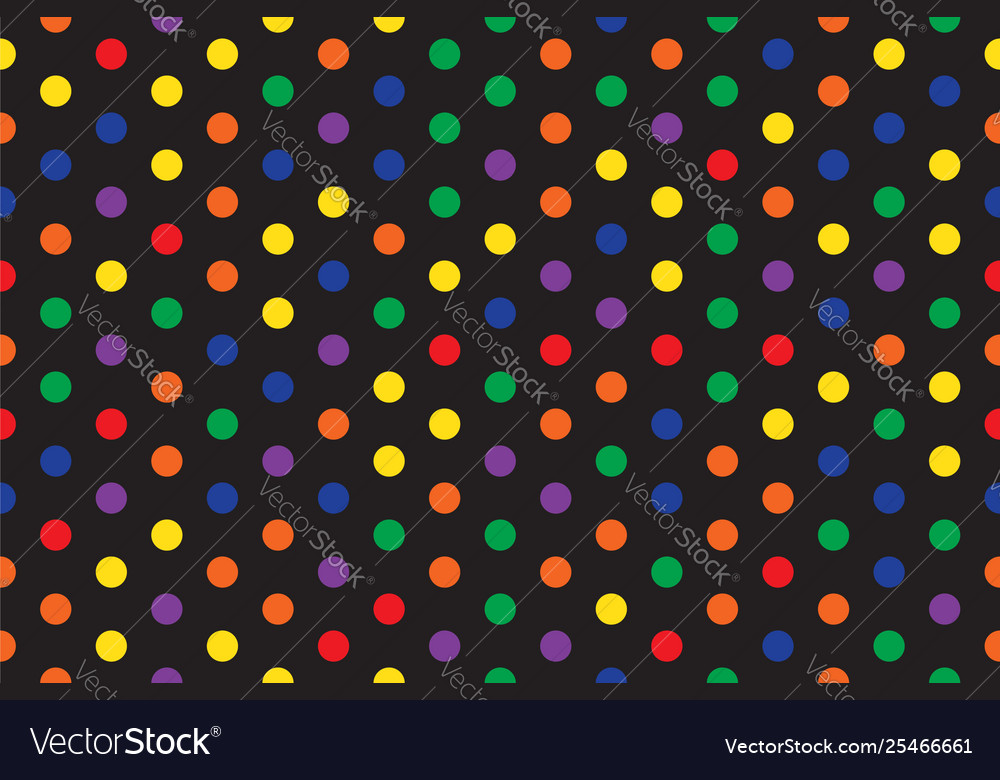 Circle pattern multi color dark abstract vector image Circle pattern multi color dark abstract