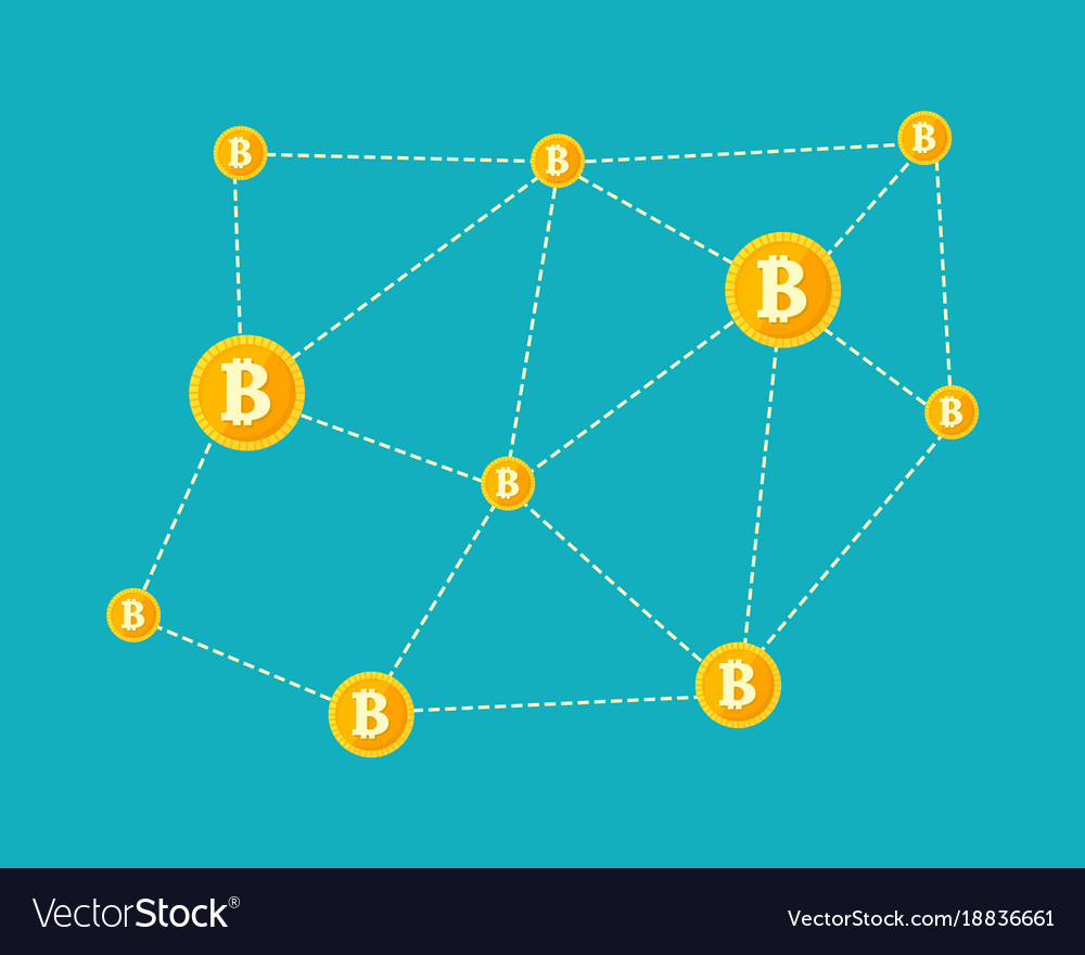 Collection background block chain theme