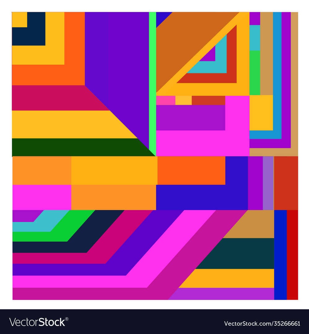 Colorful geometric and curve background pattern