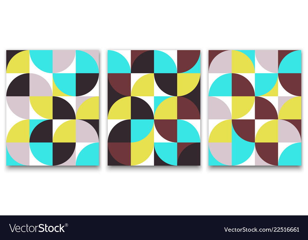 Geometric minimalistic pattern vector image Geometric minimalistic pattern
