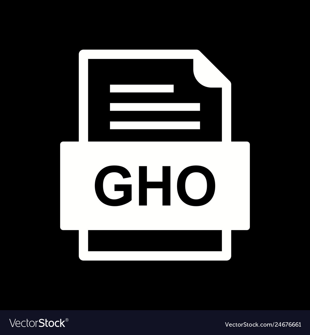 Gho file document icon