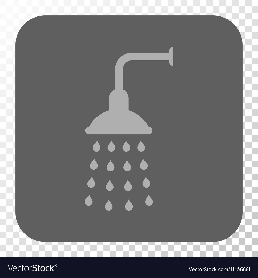 Shower rounded square button