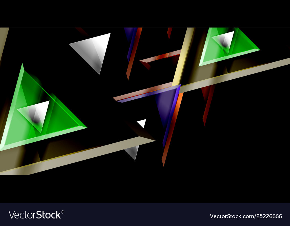 3d triangular minimal abstract background vector image 3d triangular minimal abstract background