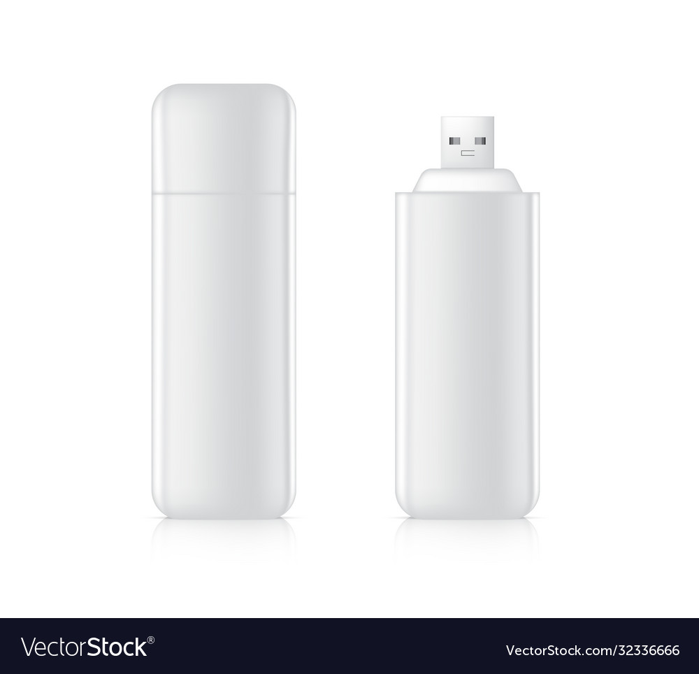 3d usb flash drive realistic mock up for memory