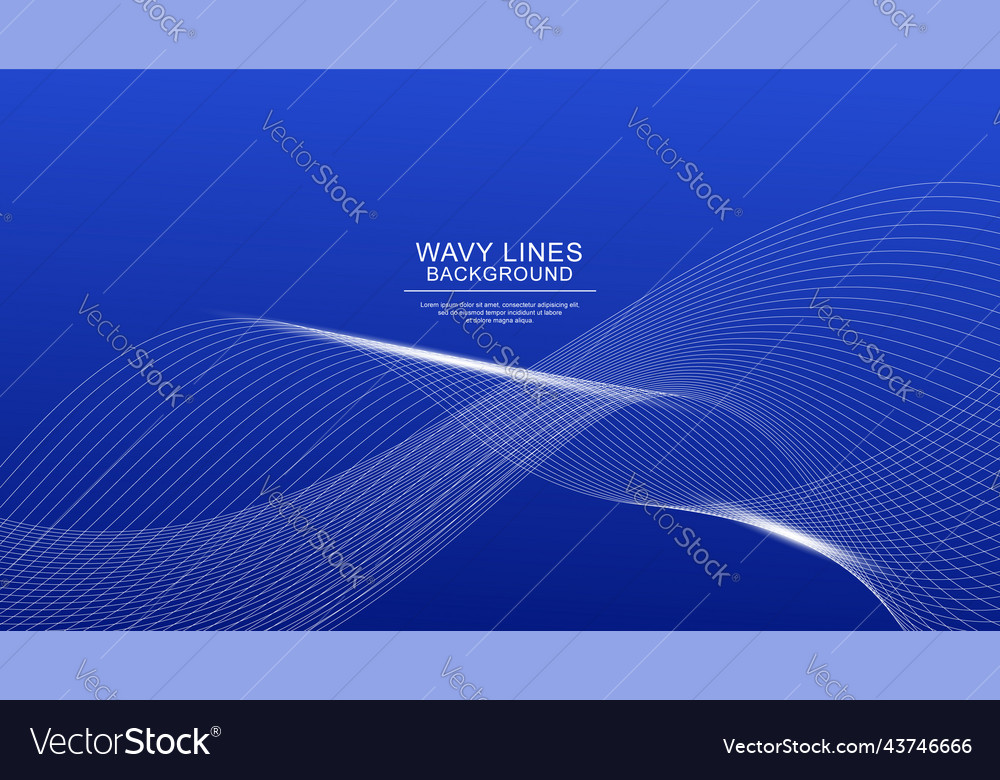 Abstract background with dynamic flowing lines